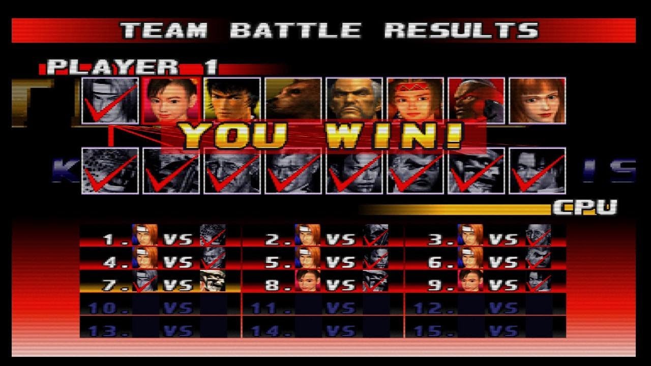 Team Battle Mode Part 55 - Tekken 3 PS 5 Gameplay