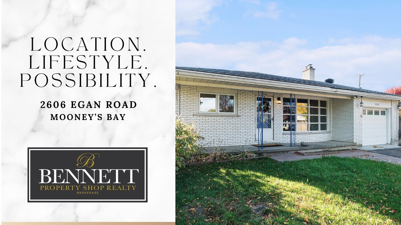 Ottawa Homes For Sale | 2606 Egan Road | Bennett Property Shop Realty