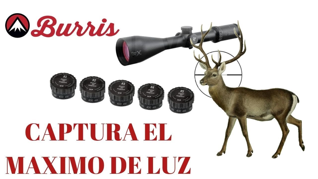 Visor Burris Four X Long - Range 3-12x56mm ▶️Visores de Caza con Torreta Bal&iacute;stica