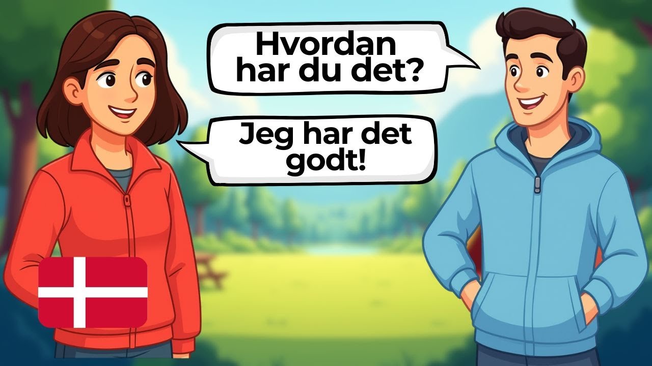 Learn Danish with Conversations | Basic Questions & Answers (with subtitles)