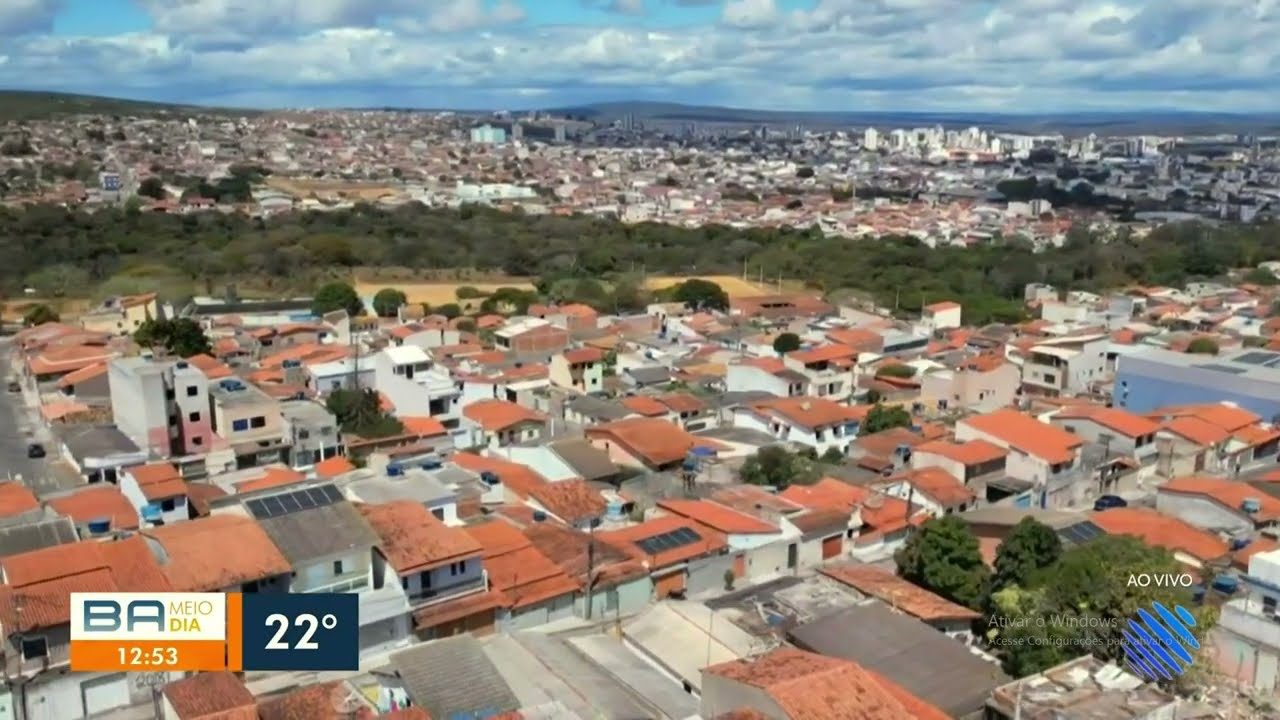 Imagens aéreas de Vitória da Conquista no Bahia meio dia 02/09/2025