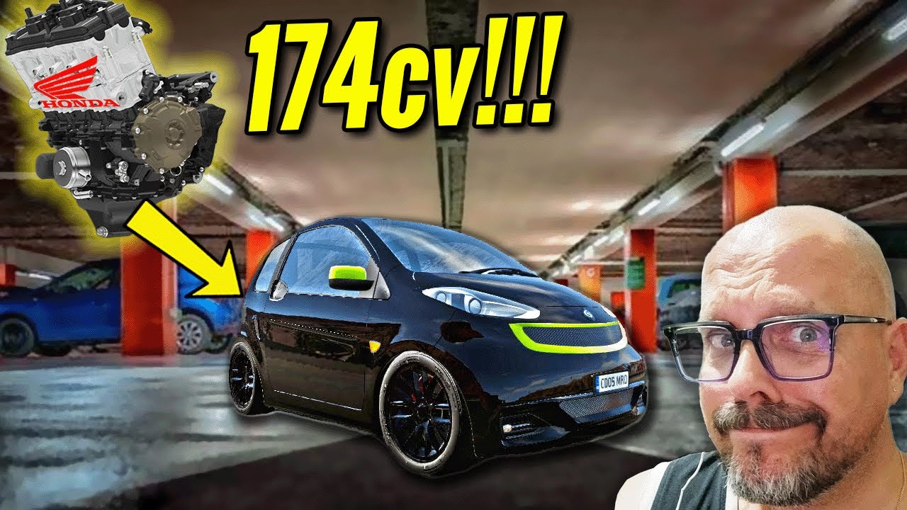 HO MESSO IL MOTORE DEL CBR 1000 RR sulla MIA SMART!