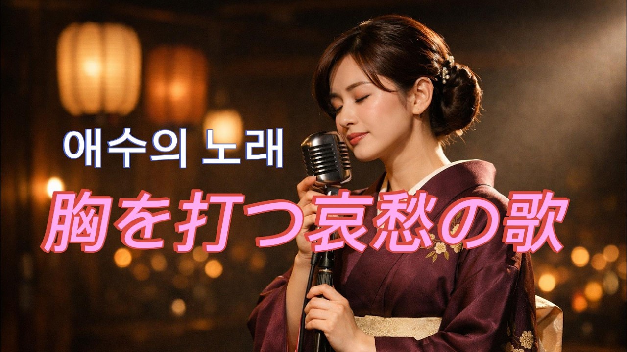 엔카로 일본어 배우기｜胸を打つ哀愁の歌｜가슴을 울리는 애수의 노래