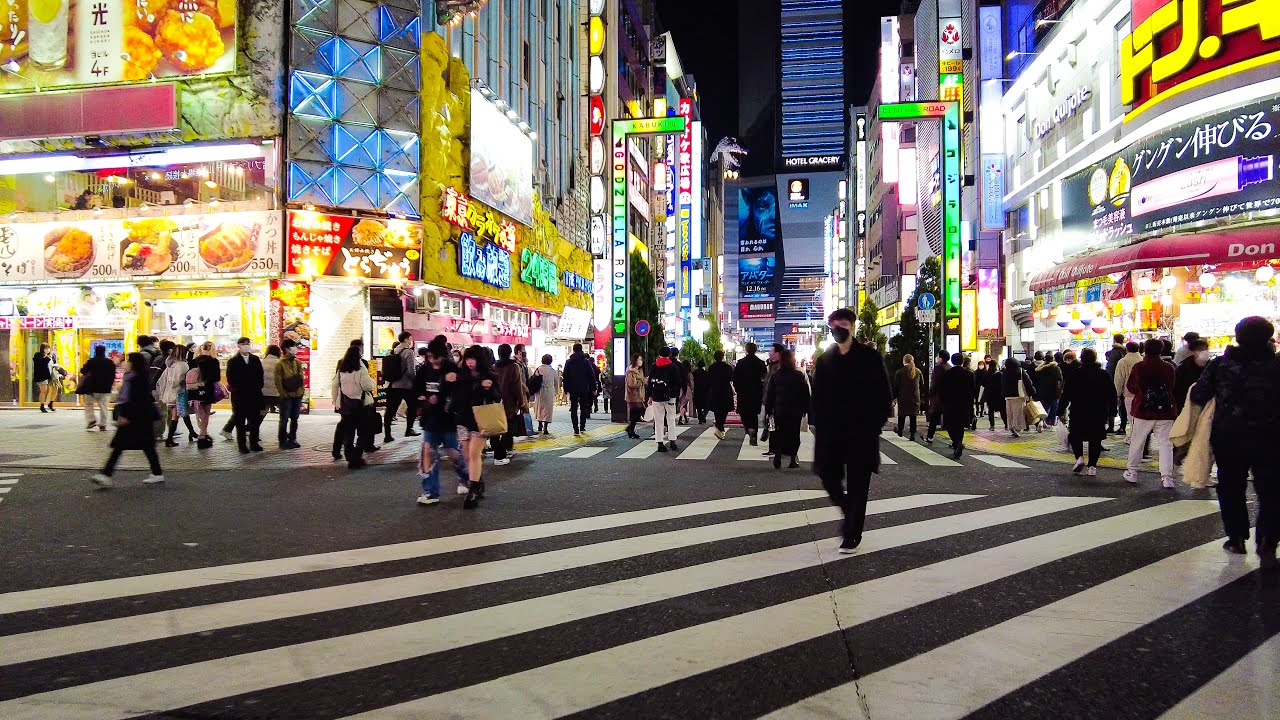 Tokyo Night Walk - Shinjuku, Japan【4K HDR】