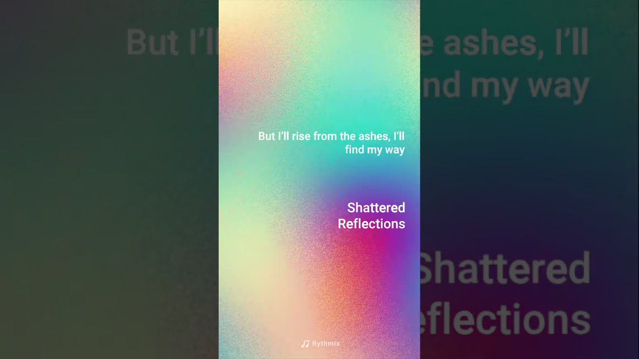 My shattered reflectiin