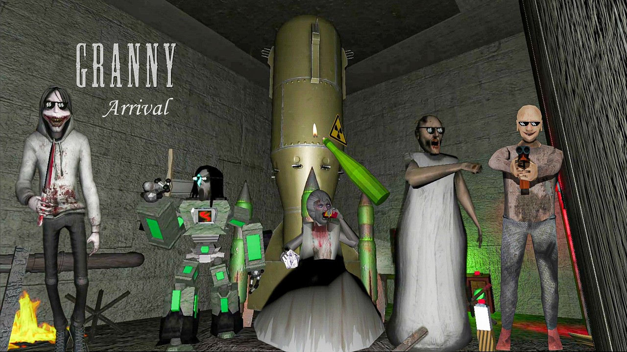 Granny Arrival - New Update 🔥| Nuclear ☢️ Escape With Granny Grandpa .