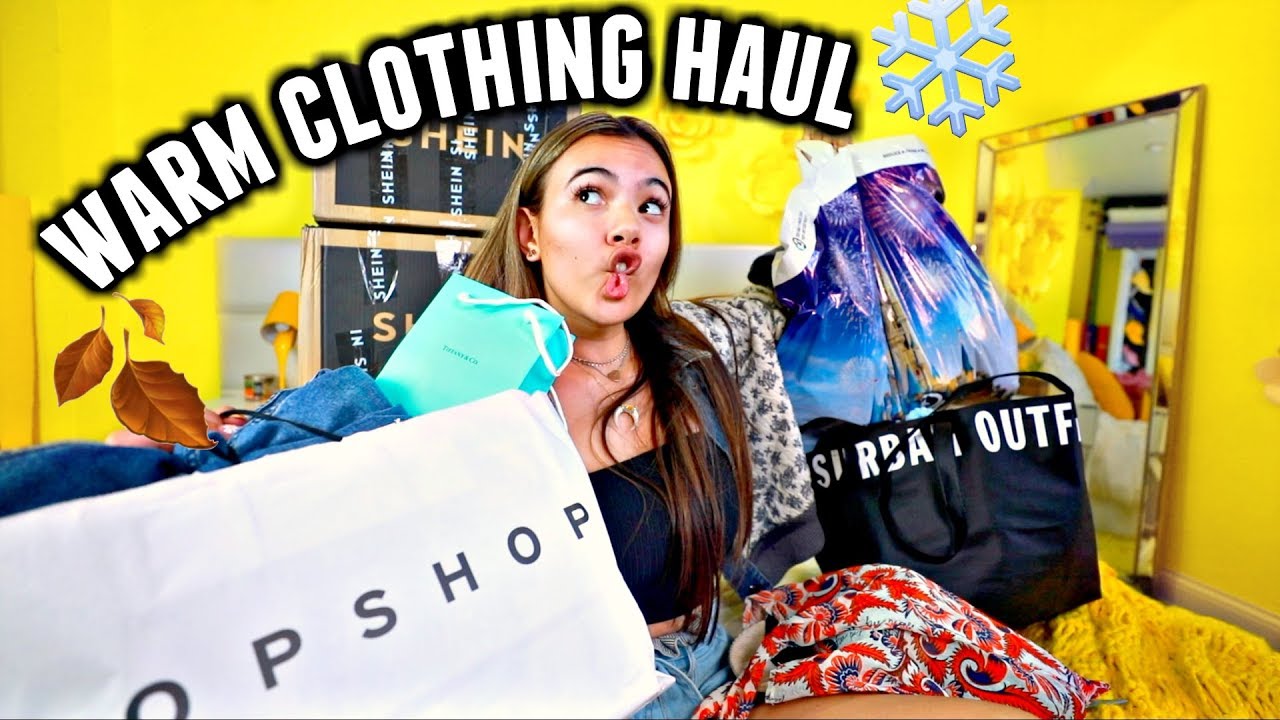 CLOTHING HAUL THAT WILL ACTUALLY KEEP YOU WARM AND COZY! Fall/Winter 2018 Haul!