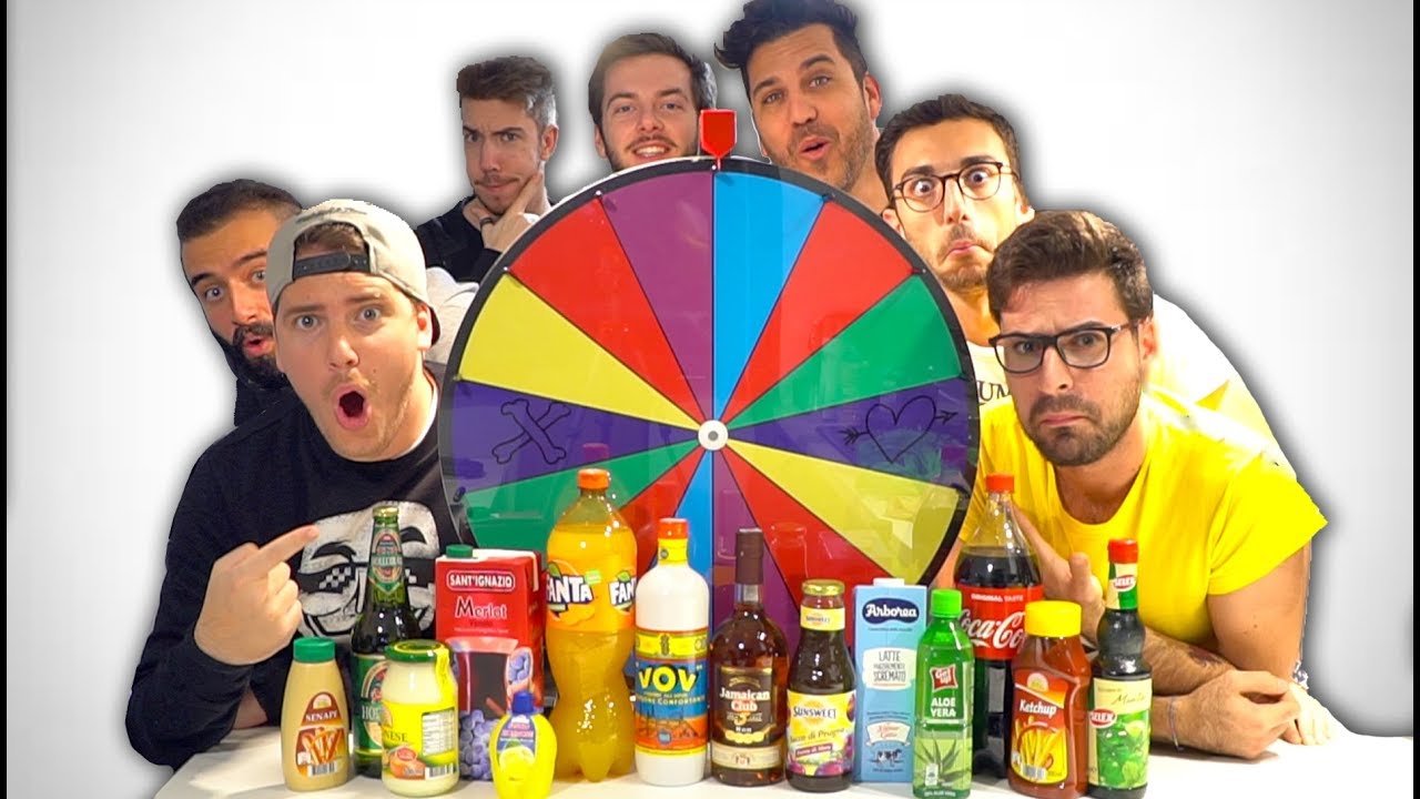 LA RUOTA DELLE BIBITE 2 - Prova a NON Vomitare VS ILLUMINATI CREW