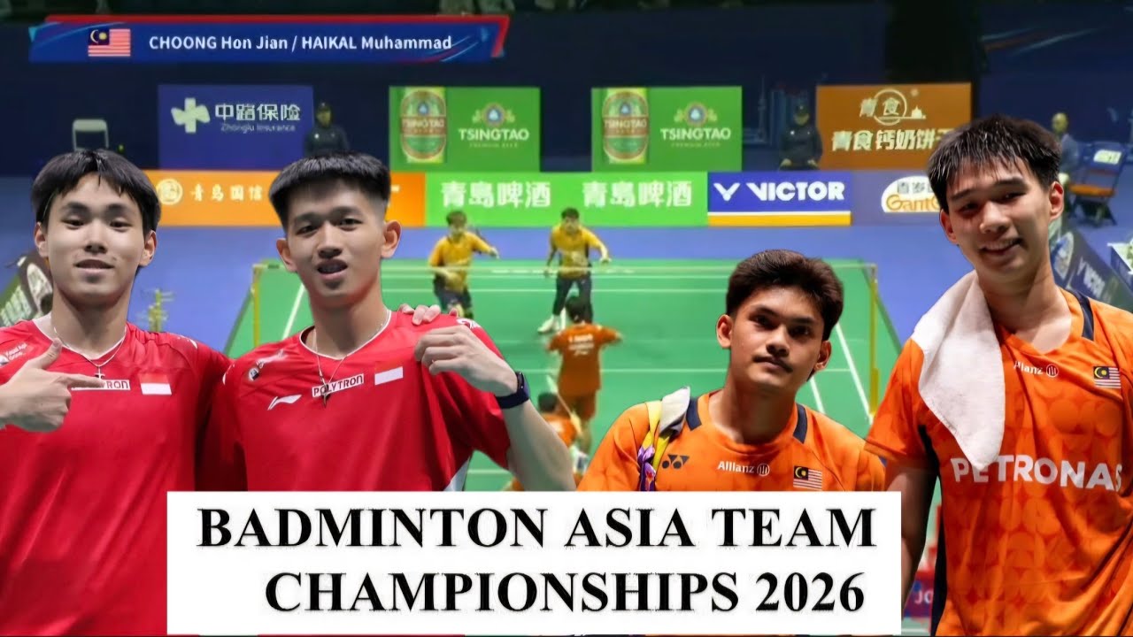 Pertarungan Sengit Indra/Joaquin (INA) Saat Kembali Bertemu Choong/Haikal (MAS) di BATC 2026