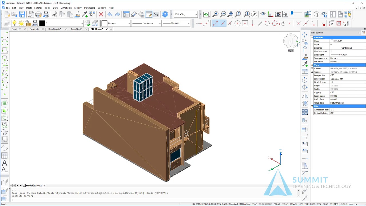 Learning BricsCAD - Viewing a Drawing