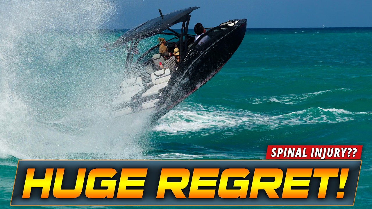 BRUTAL BOAT LAUNCH AT HAULOVER INLET!! | HAULOVER BOATS | WAVY BOATS