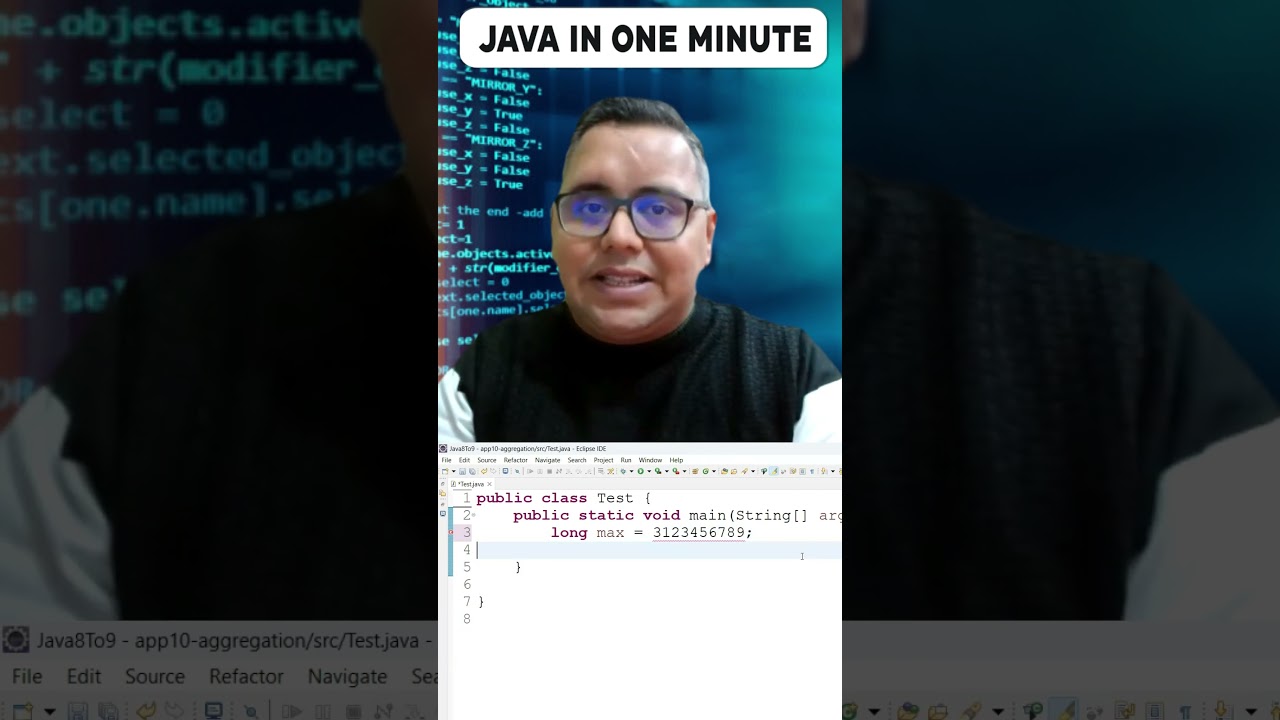Writing Literals | JAVA IN ONE MINUTE | 