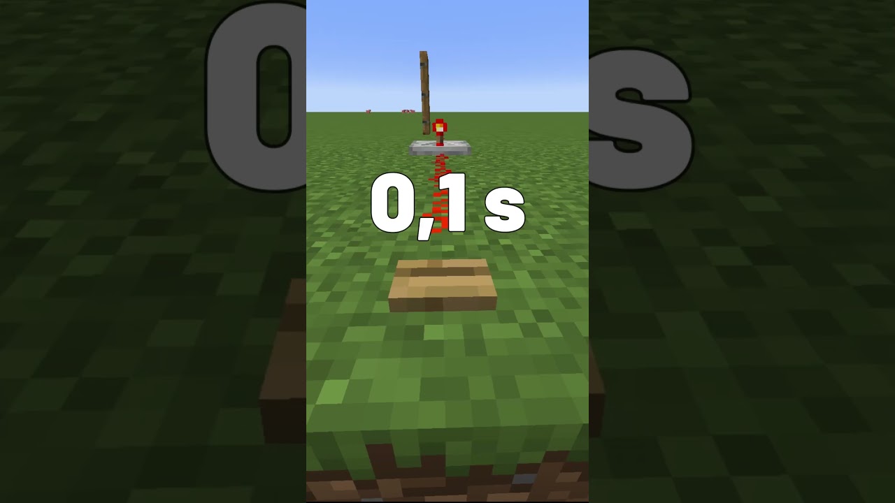Jak szybki jest Redstone w Minecraft? #shorts #minecraft #redstone #speed