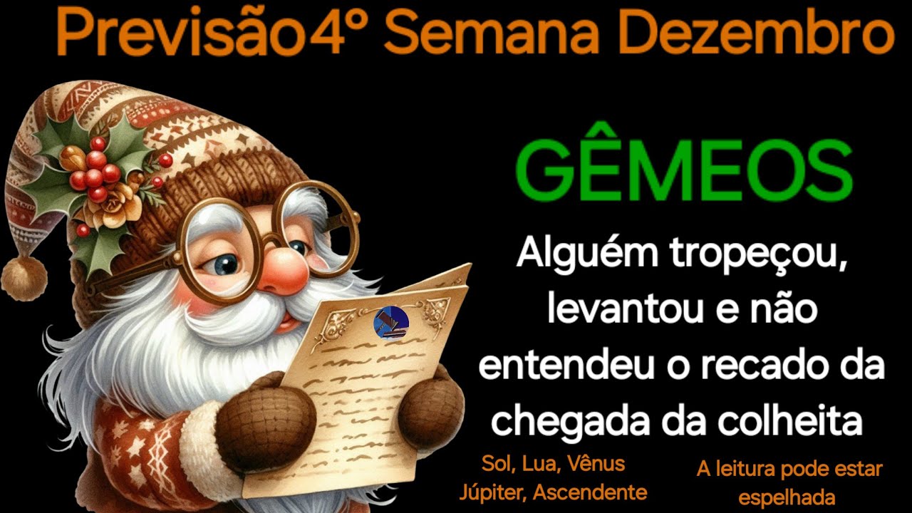 Signo Gêmeos: Acabou o tempo e colhe de uma vez pra tombar e viver o que lhe causou e fez