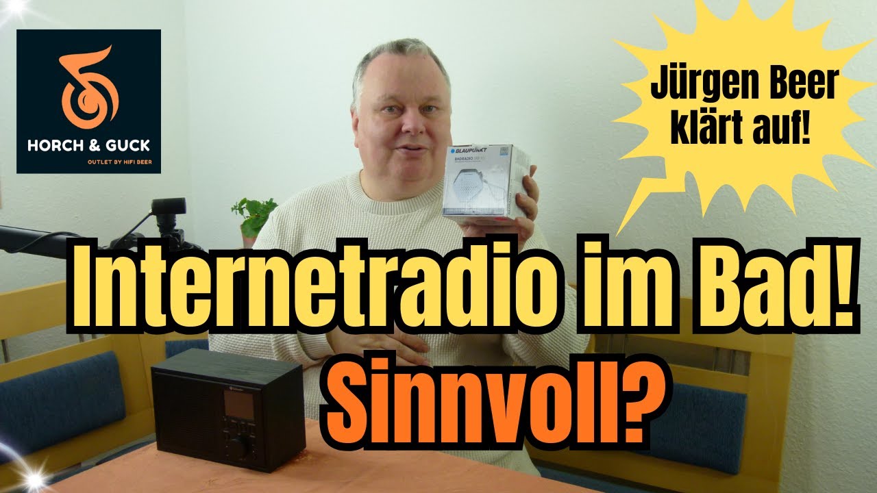 Internetradio im Badezimmer &ndash; sinnvoll oder Risiko? J&uuml;rgen Beer von Horch & Guck kl&auml;rt auf! ✅