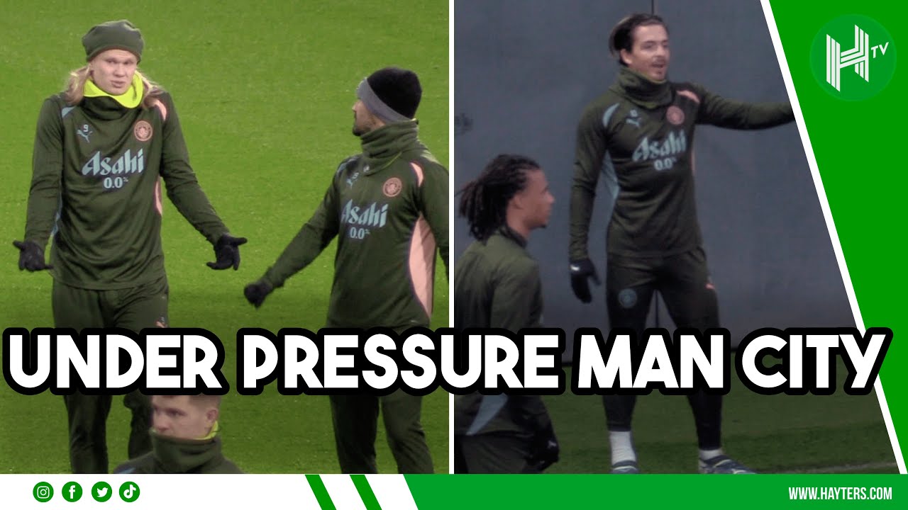 Grealish DOESN'T HOLD BACK as Haaland SCREAMS in Man City training