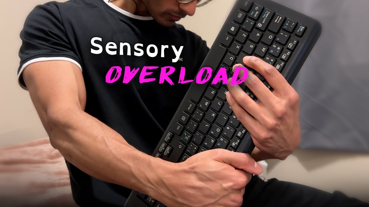 Fast & Aggressive ASMR Keyboard sounds with background hand sounds