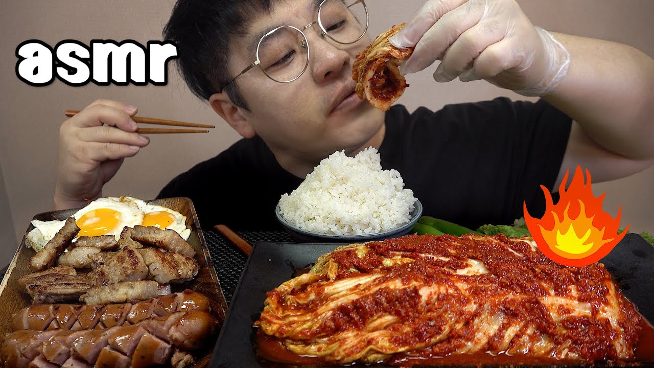 먹방창배tv 실비김치 더욱강력해져서 이건아닌듯 super spicy kimchi mukbang Legend koreanfood asmr