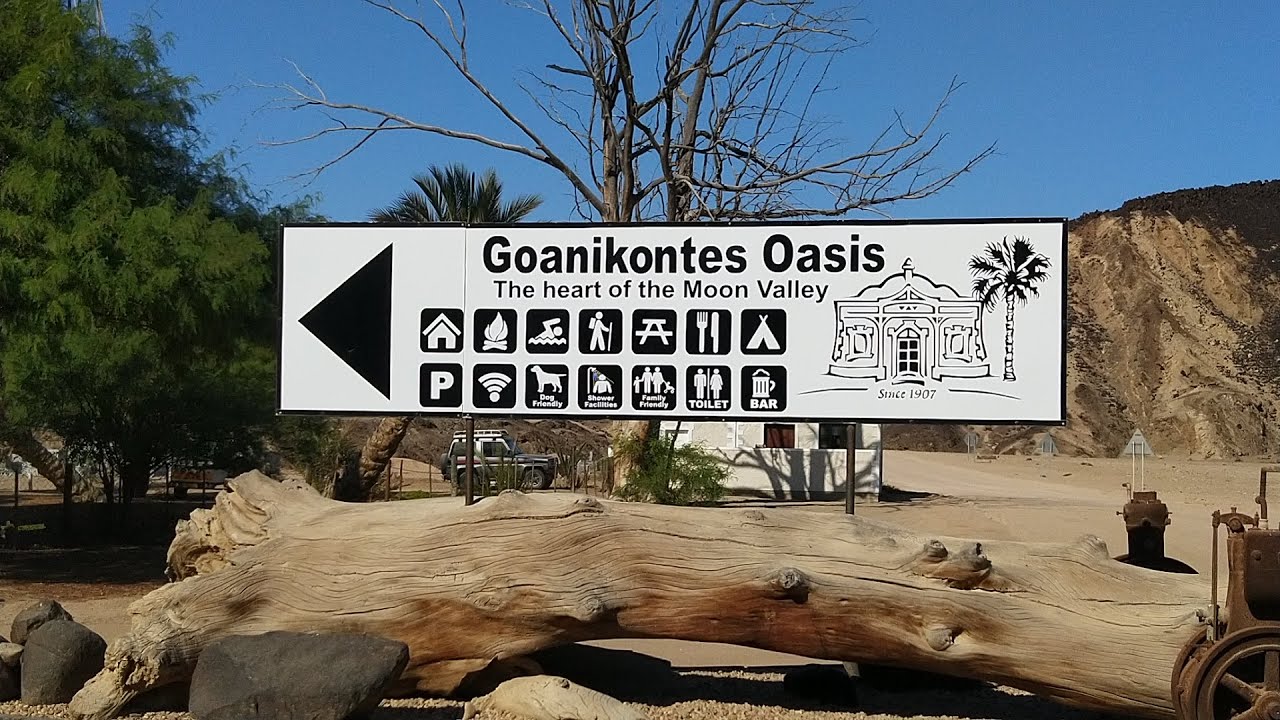 Namibia - Part 7 Goanikontes - Oasis, Driving the Swakop dry river bed