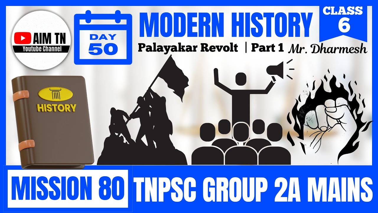 Modern History | Class - 6 | Palayakar Revolt | Part 1 | Mr. Dharmesh | Mission 80
