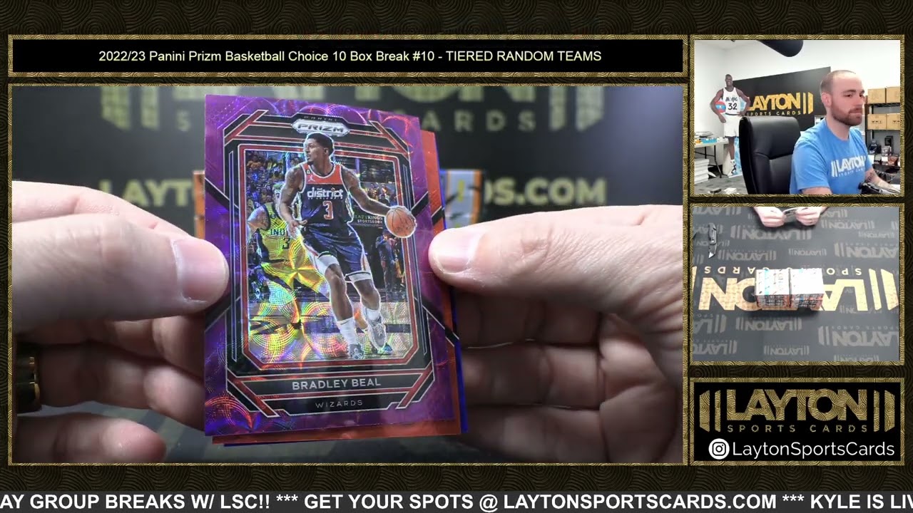 2022/23 Panini Prizm Basketball Choice 10 Box Break #10