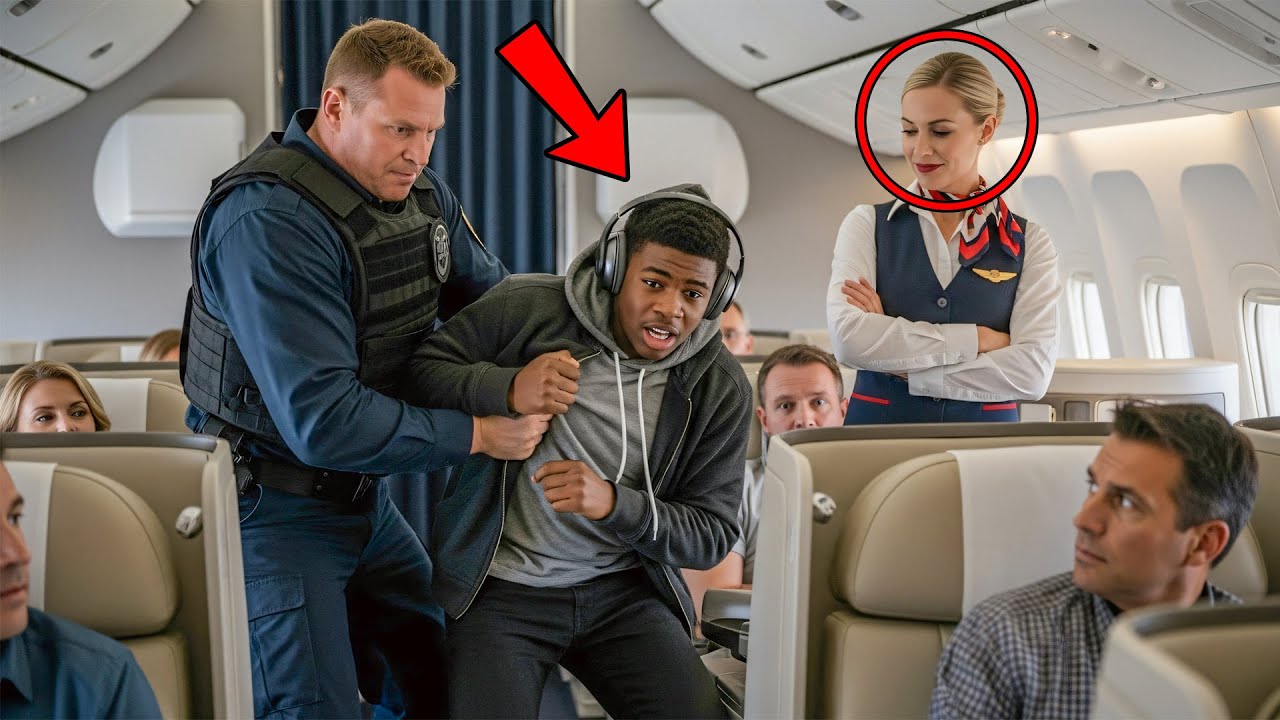 Air Marshal Removes Black Teen From First Class — CEO Dad's Call Grounds Entire Airline!