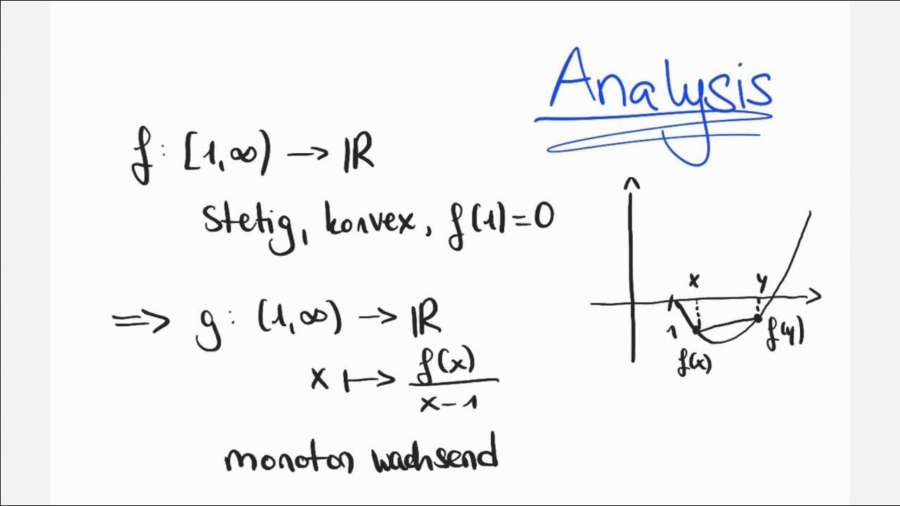 Konvex und monoton wachsend | &Uuml;bung Analysis
