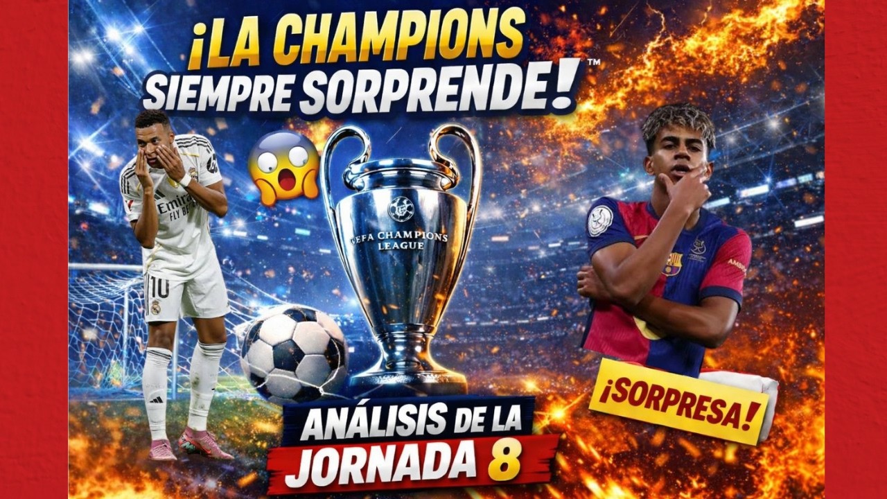 ¡La Champions siempre sorprende!: Análisis de la jornada 8