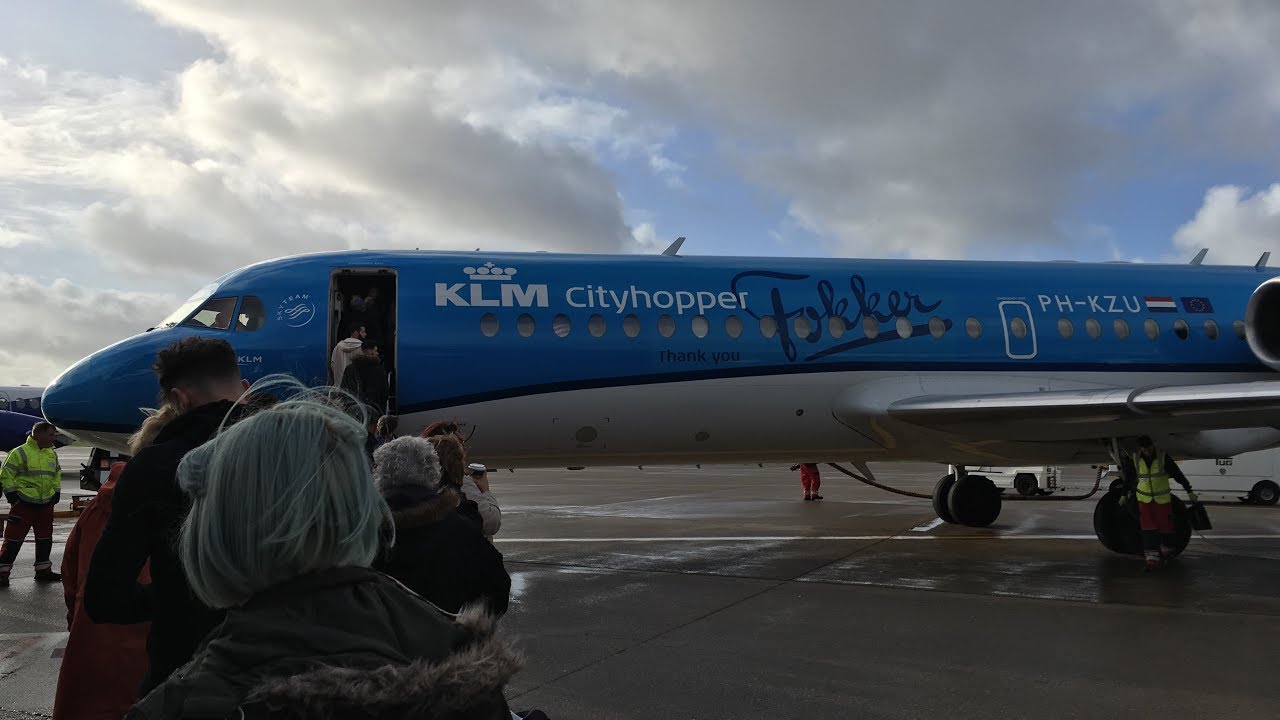 FAREWELL FOKKER 70 | KLM Cityhopper | Cardiff - Amsterdam