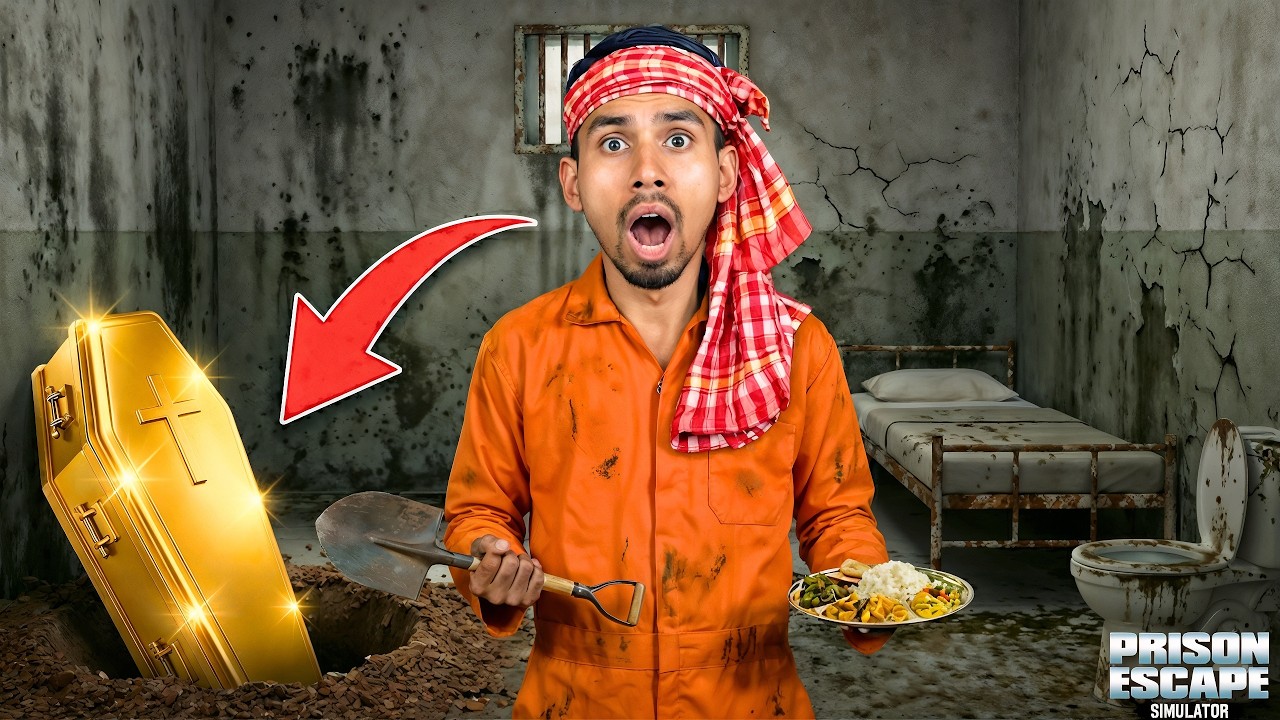 Gadha Khodte Waqt Jail Me COFFIN⚰️ Mil Gaya! 💀 - Prison Escape Simulator