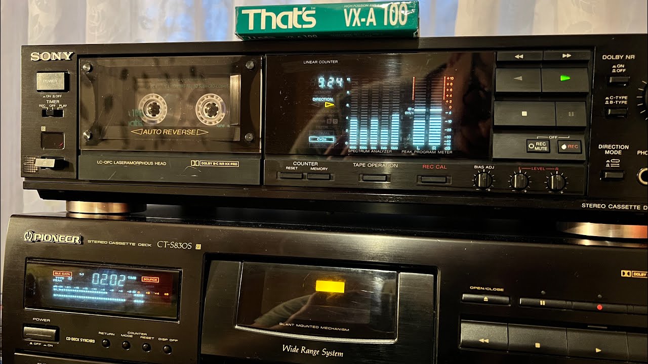 Наконец-то! Кассетная битва Sony против Pioneer.