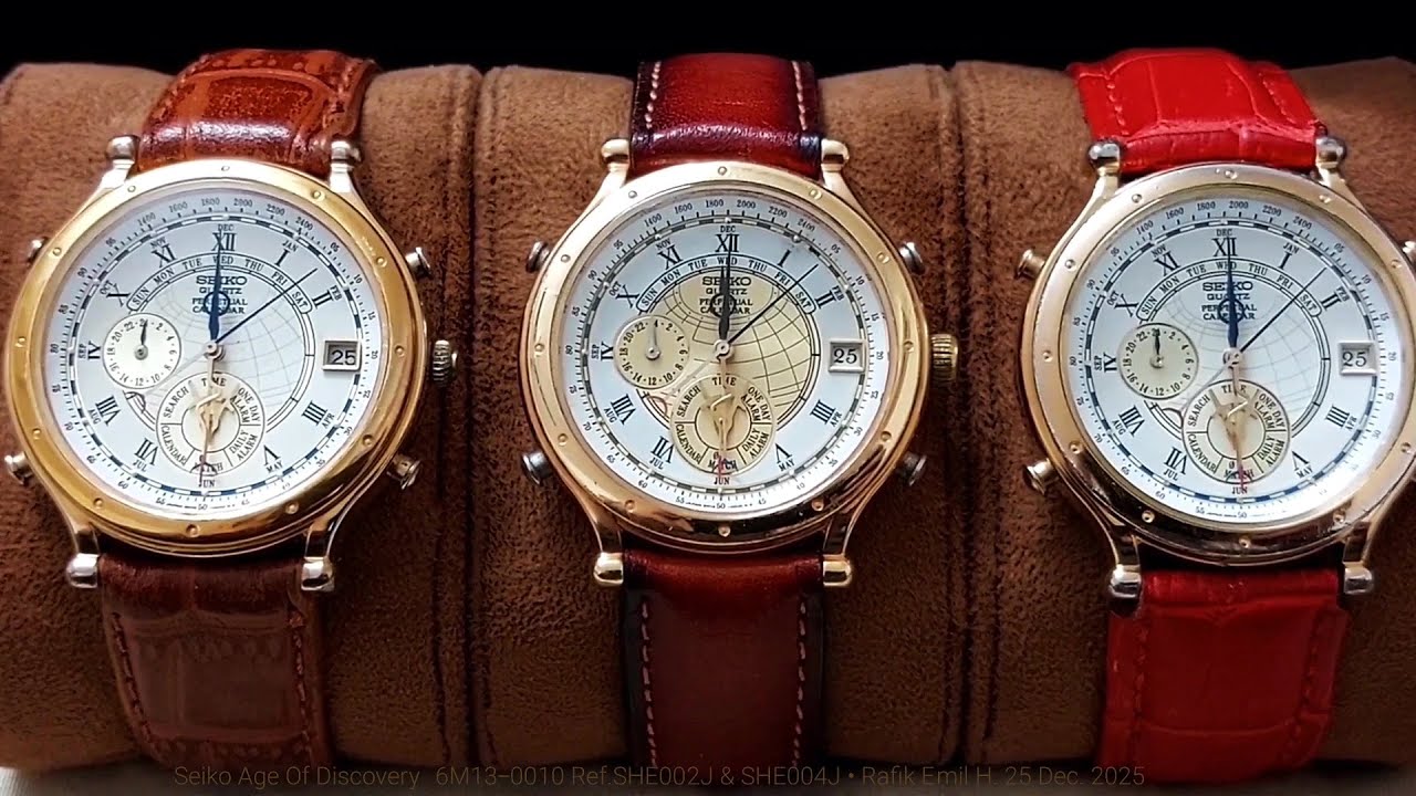 Seiko Age of Discovery 6M13 Perpetual Calendar Watch Collection