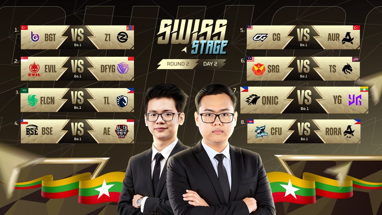 [Official Restream] M7 Swiss Stage (Day2) 💙 Burmese 🇲🇲 LIVE🔴