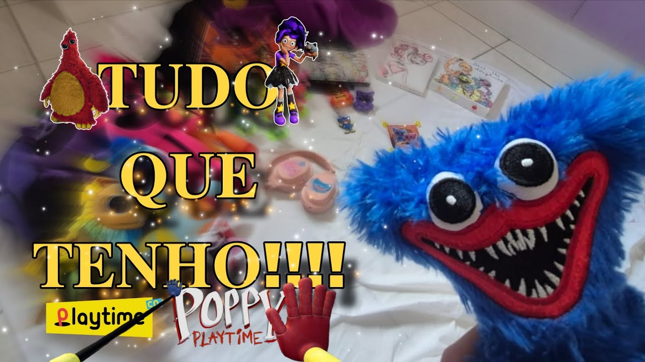 MOSTRANDO TUDO QUE TENHO DE POPPY PLAYTIME!!       #geloukisses#poppyplaytime #poppyplaytimechapter5