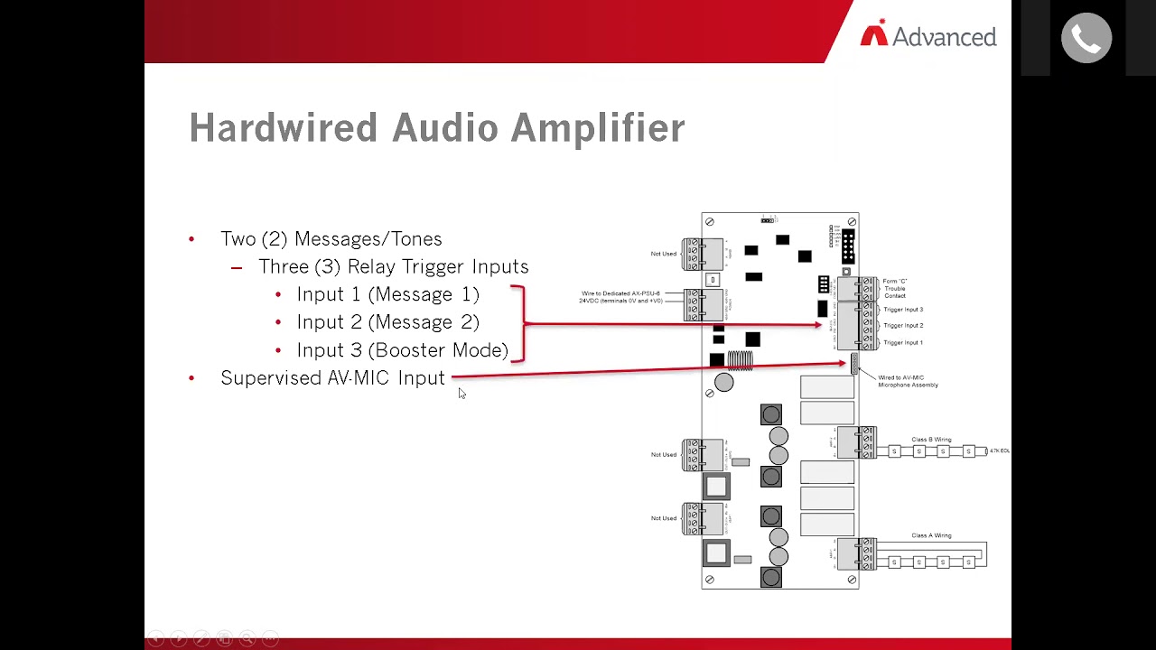 Voice evacuation programming - Advanced Fire Systems webinar May 21, 2020