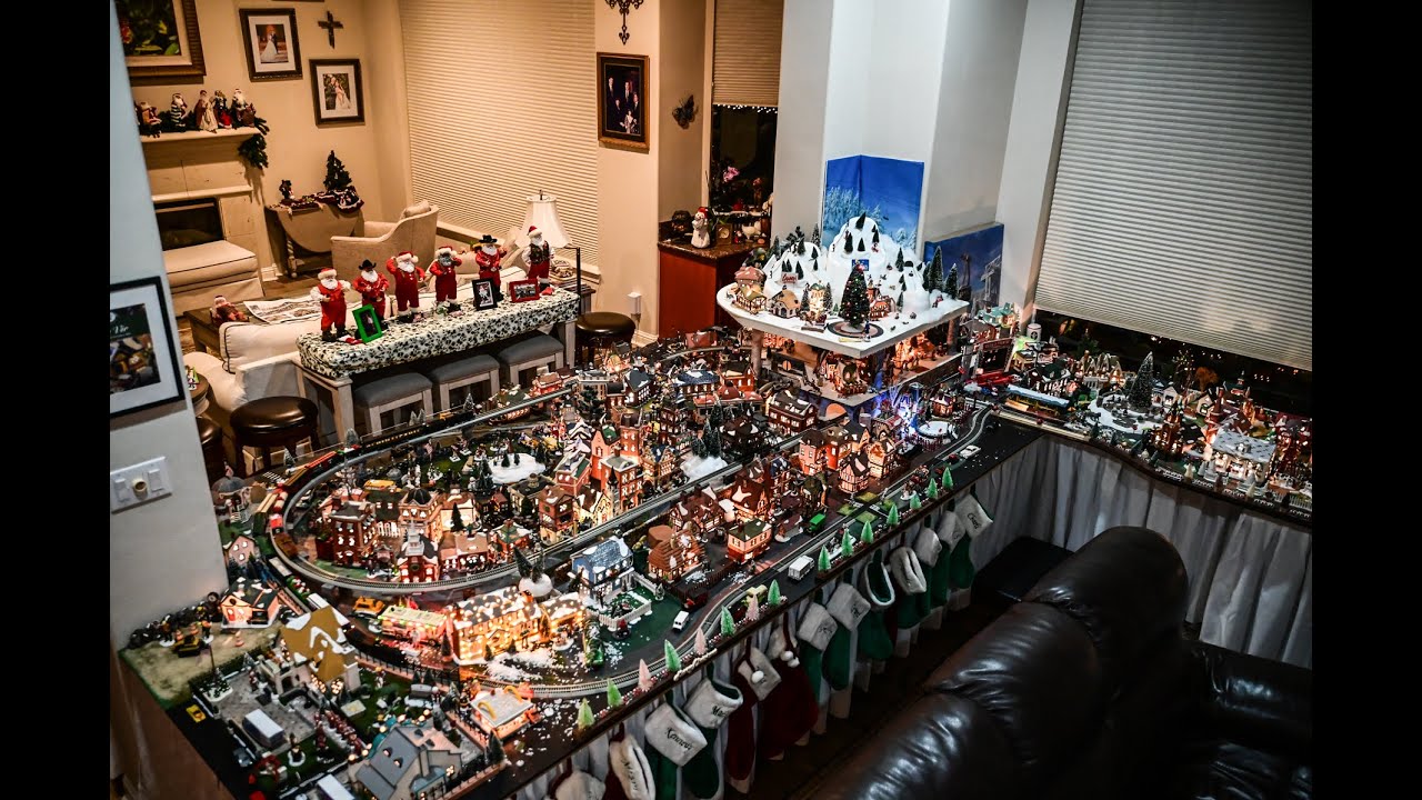 Our Christmas Village continues to grow since 1976