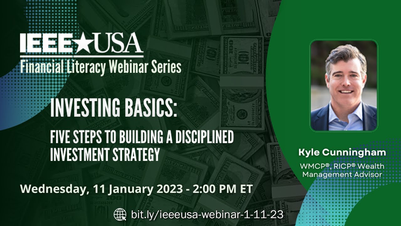 Livestream Webinar: Investing Basics - 5 Steps to Building a Disciplined Investment Strategy