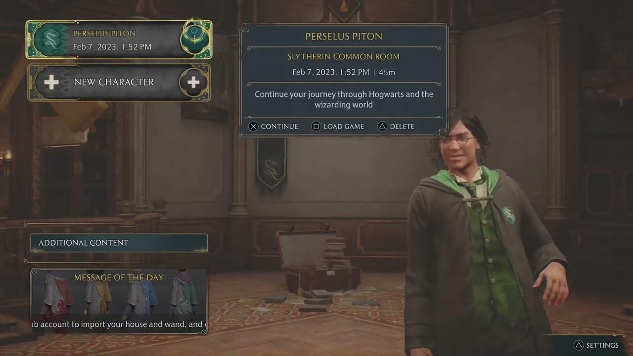 Hogwarts Legacy PS5 - Loading time