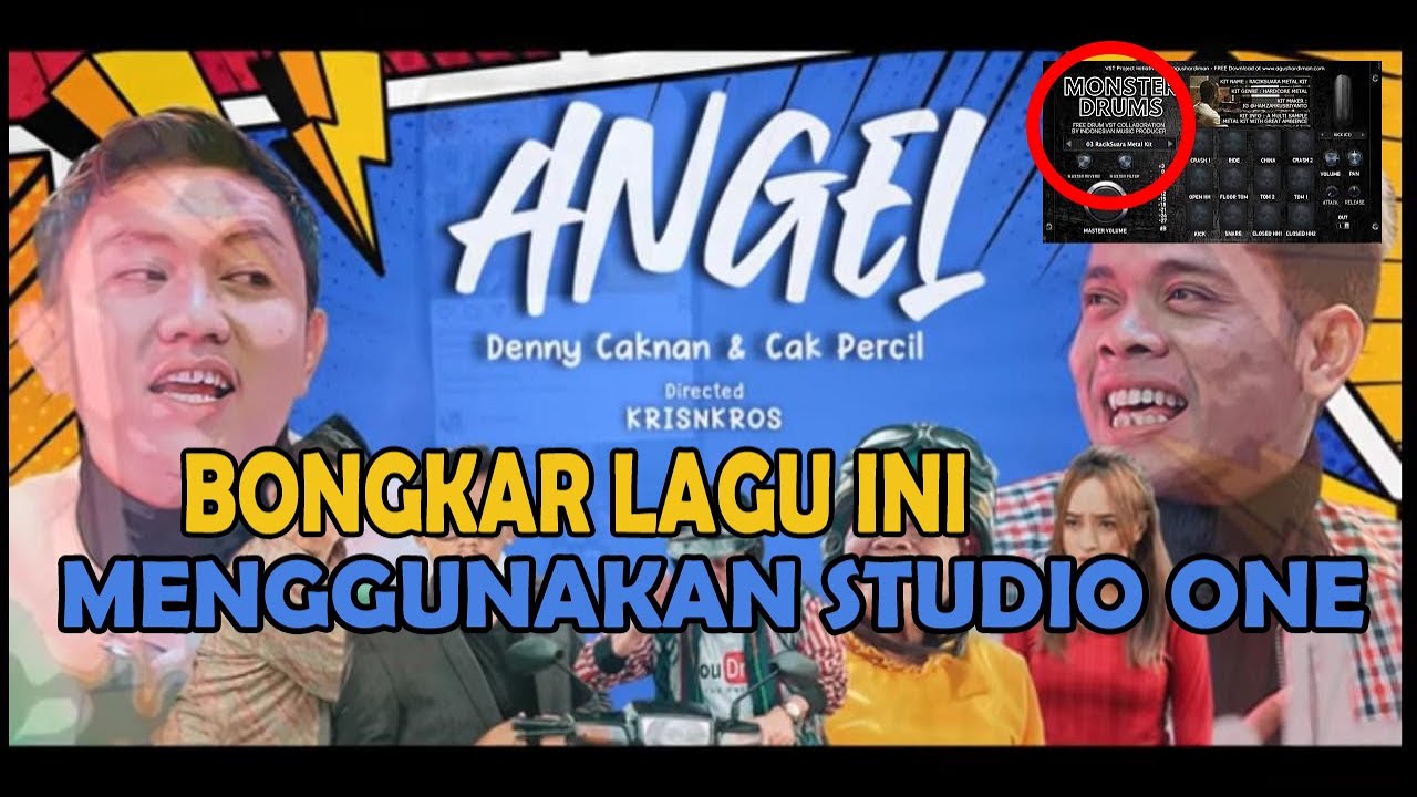 CARA MEMBUAT MUSIK ALA DENNY CAKNAN - ANGEL | Studio one 4 #tutorialhomerecording