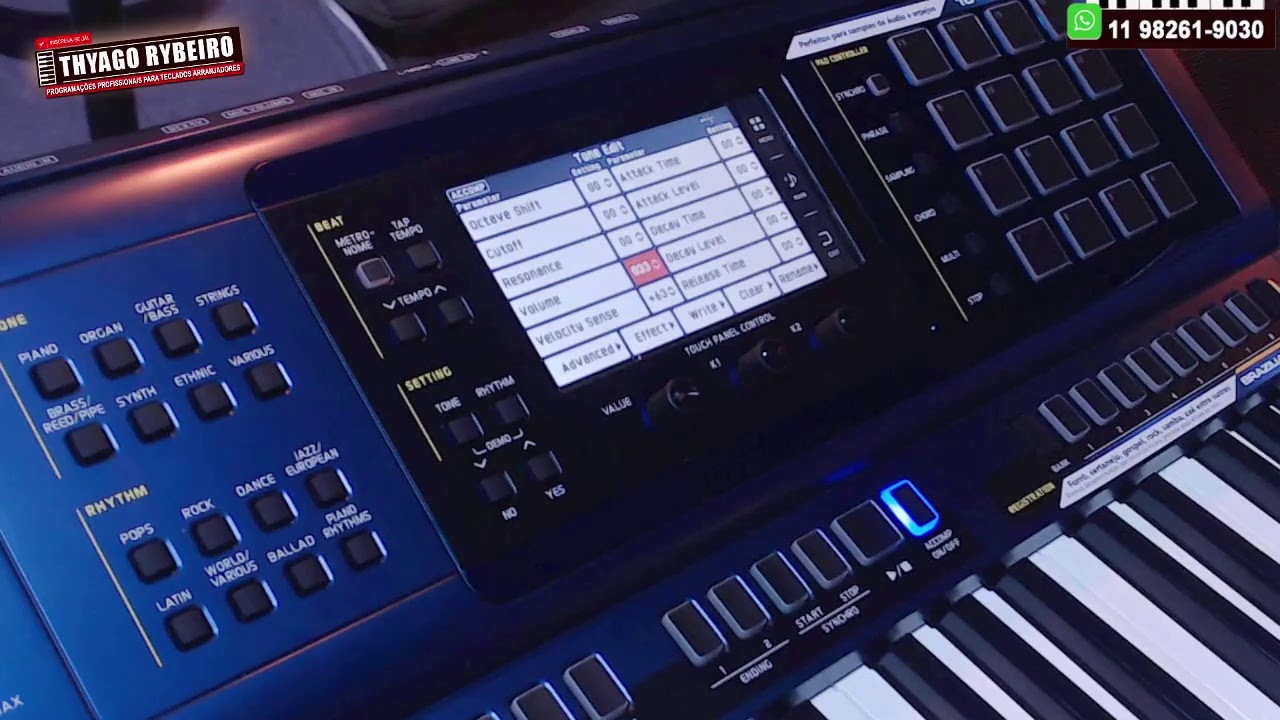 COMO SALVAR NOVOS SONS NOS BANKS DO   CASIO MZX300/MZX500  By Thyago Rybeiro
