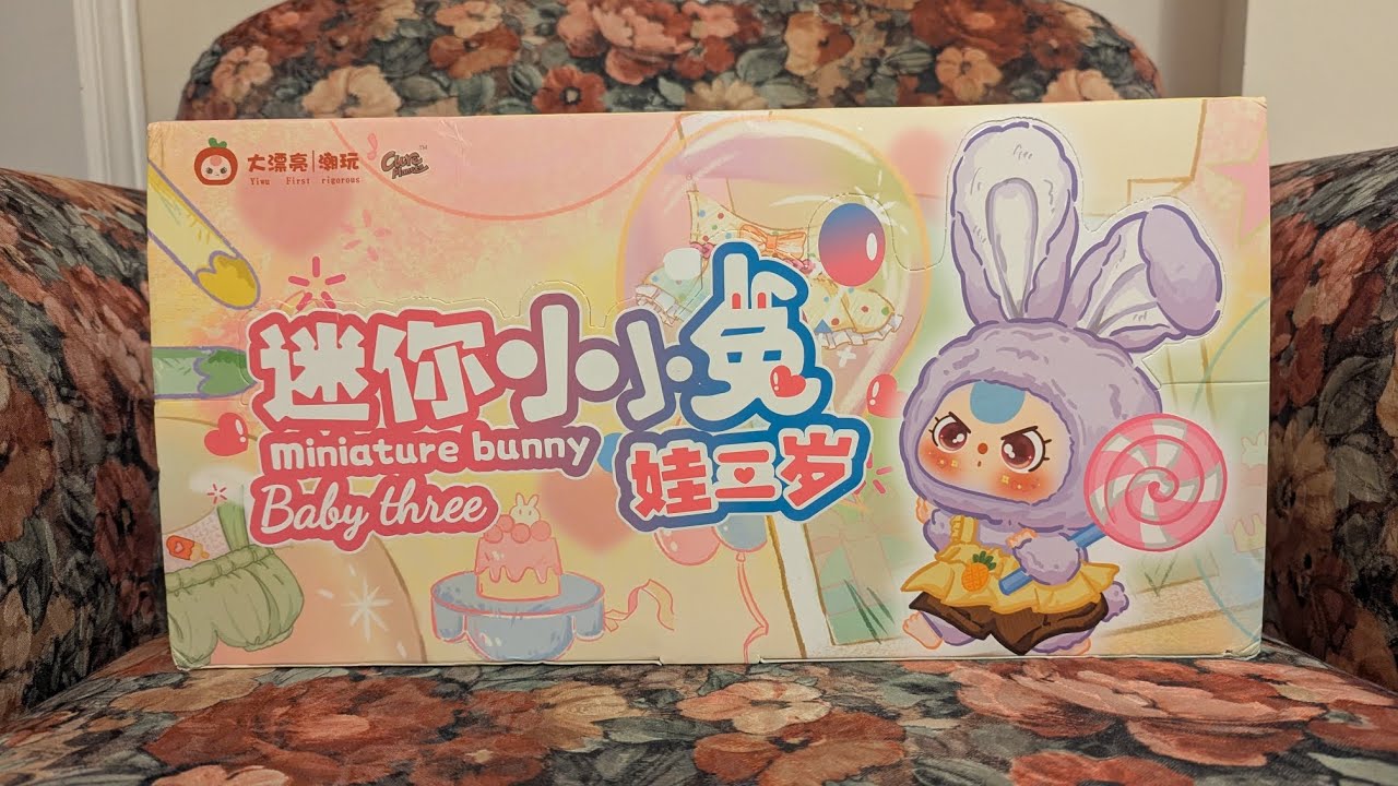BABY THREE Full Set Unboxing ⚠️⚠️⚠️ miniature bunny 