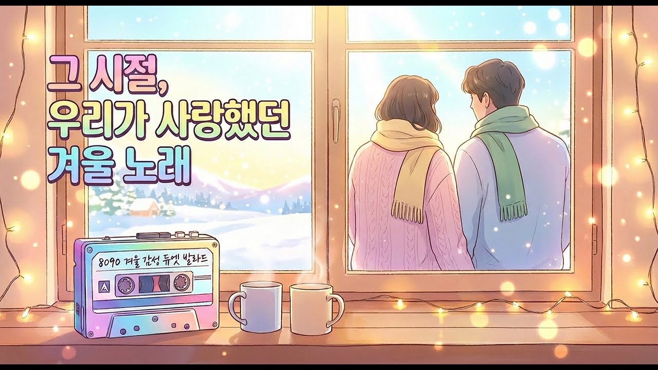 일하거나 공부할 때 듣기 좋은 겨울 감성 듀엣 발라드 플리 #80s  #겨울 #듀엣발라드 #추억소환 #첫눈 #플레이리스트 #ai자작곡 #수노ai