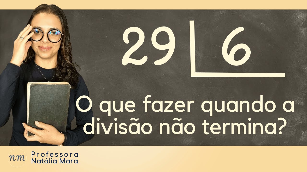 29÷6 | 29/6 | 29 dividido por 6| Como dividir 29 por 6? | Aula de divisão