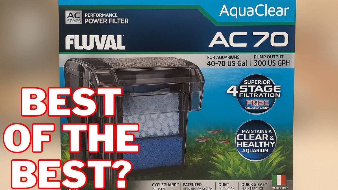 НОВЫЙ ЛУЧШИЙ аквариумный фильтр: обзор Fluval AquaClear AC 70