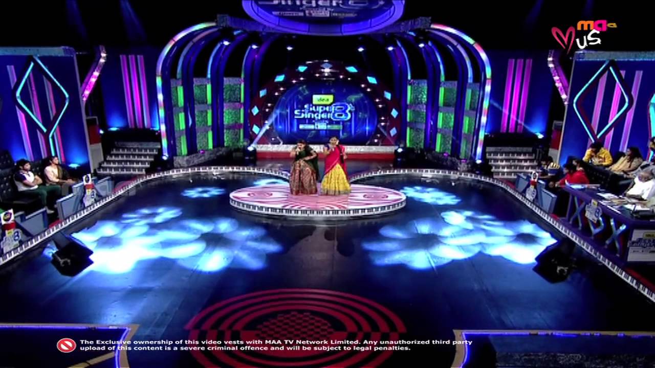Super Singer 8 Episode 24 - Sirisha and Sahithi Performance