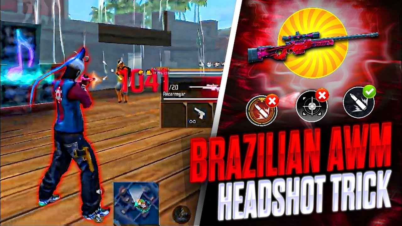 “🔥 Brazilian AWM OneTap Headshot Tips & Tricks 🥵 “ #ravansensi 