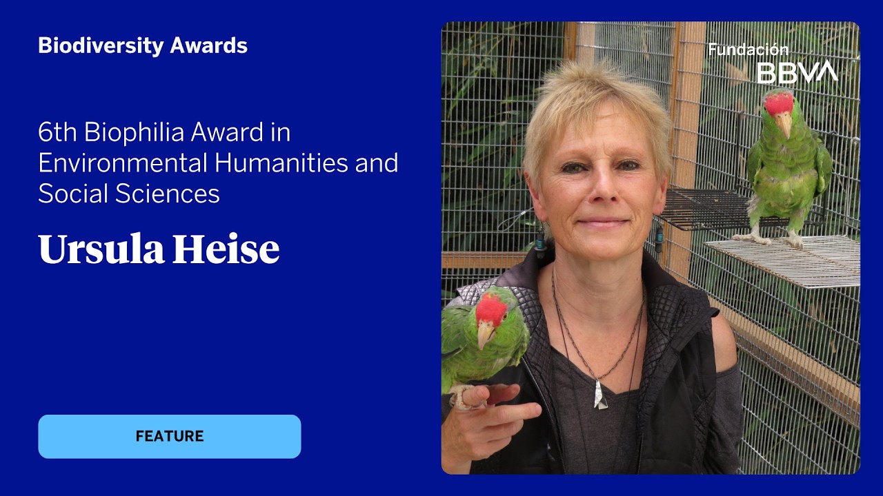 Ursula Heise, winner of the 6th Biophilia Award in Environmental Humanities and Social Sciences