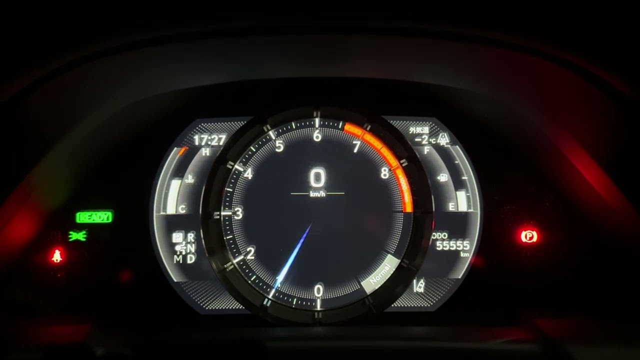 レクサス LS500hエンジン始動