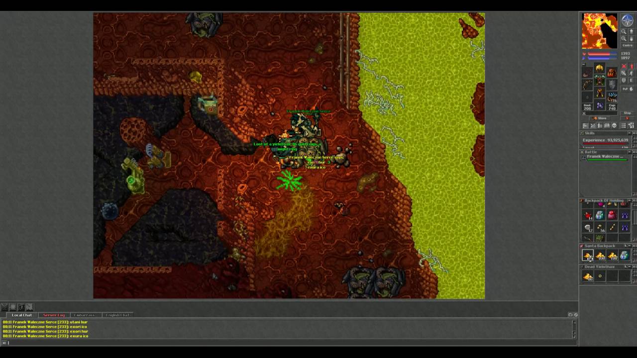 Lets Play Tibia: Hunting with Bots Yielothax with Franek Waleczne Serce (ENG)