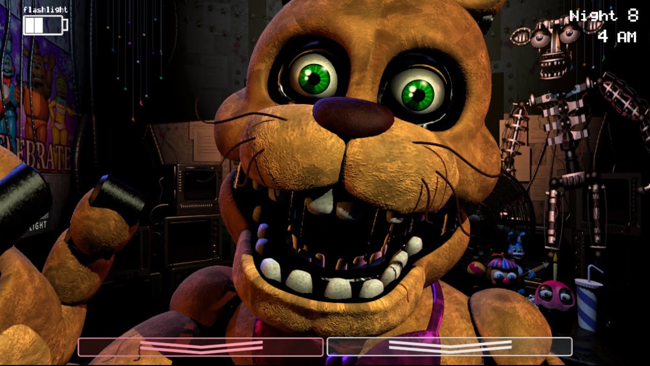 FNAF 2 DELUXE 1 HOUR THEME SONG [HD]